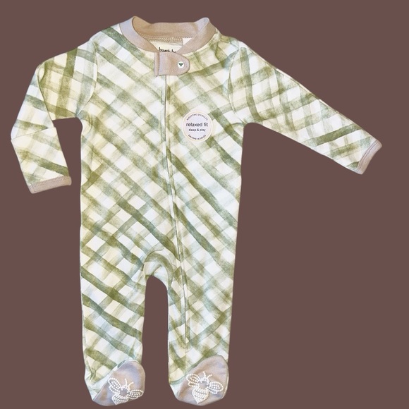 NWT Burt’s Bees Baby Footie - Picture 1 of 4